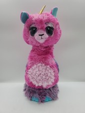 Hatchimals WOW Llamacorn 32" Tall Interactive Pink Llama Has 10 Moods Working