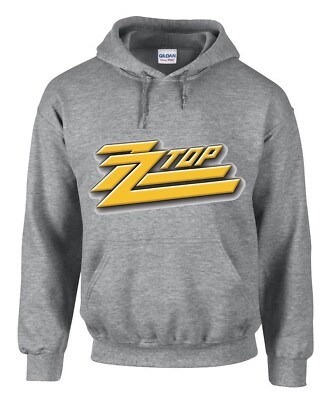 ZZTOP ZZ TOP Rock  Metal Rules Music Graue Hoodies Kapuzenpullover -3375 -Grau