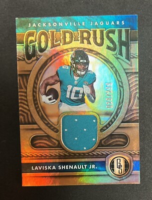 Laviska Shenault Jr | 2022 Panini Gold Standard GR-LSH Gold Rush 28/299 