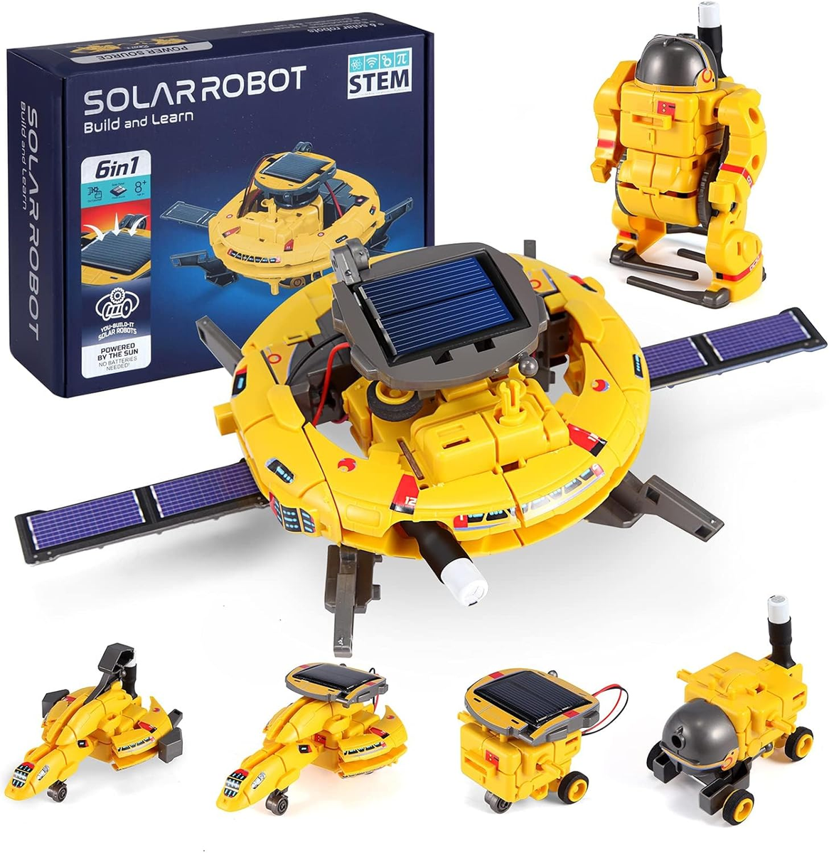 Challenge Middle School Projects For Kids Age 8-12 Solar Robot