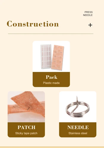 TCM Acupuncture intradermal Tack Skin Ear Press Needles 100 pc/box ZhongyanTaihe - Picture 5 of 5