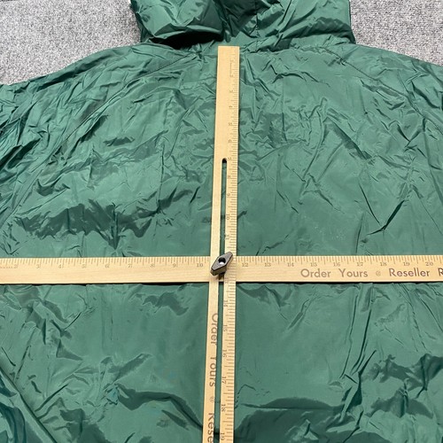 Charles River Apparel Jacket Pullover Jets Logo Windbreaker Pack N Go XL Green - Picture 13 of 16