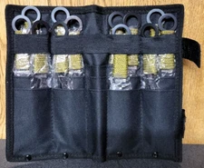 S-Force Kunai Knives 12-Piece Black and Green Stainless Steel Throwing Knife Set