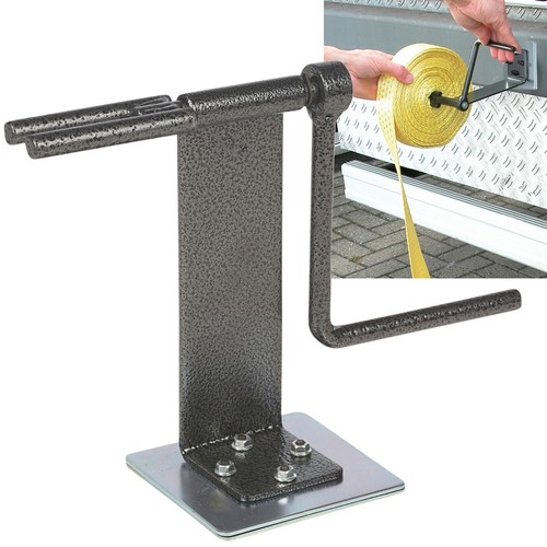 Ratchet TieDown Rollup Winder w/ Base for Winch Straps Truck