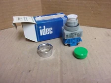 Idec ABW220-G Green Pushbutton Switch , New