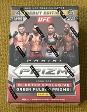 2021-2022 PANINI PRIZM UFC DEBUT ROOKIE RC EDITION BLASTER BOX 6 PACKS 24 CARDS