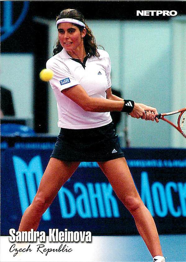 Sandra Kleinova #83 2003 NetPro Tennis Rookie RC