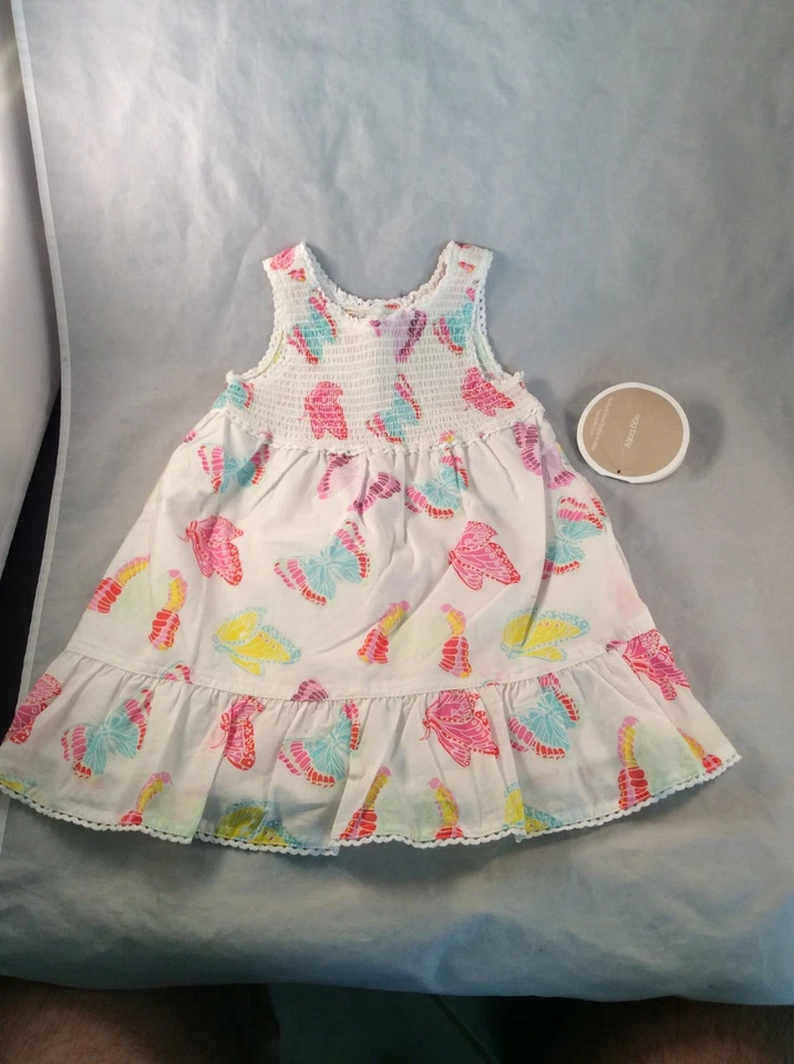 Vestido Egg Baby 18m Estampado Mariposa Bebé Niña Nuevo Con Etiquetas Caja Q Foto 2 de 4