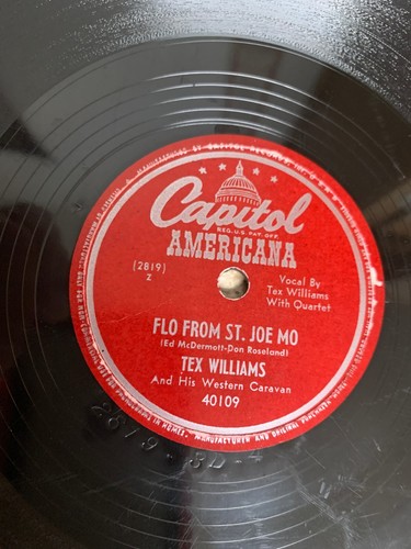 Vintage Tex Williams 78 RPM Records Each Sold Separately - Picture 5 of 10