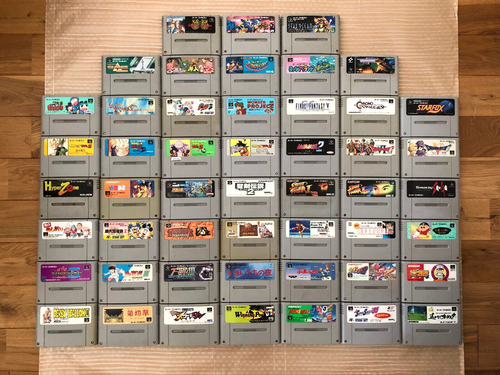 Wholesale Lot of 50 Super Famicom Games SFC Japan Surface Shipping Double Dragon - Picture 1 of 7