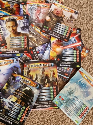 Doctor Who Buch, DVD, Karten Konvolut 11 Taschenbücher 7 Hardcover, Battles In Time Karten - Bild 17 von 20