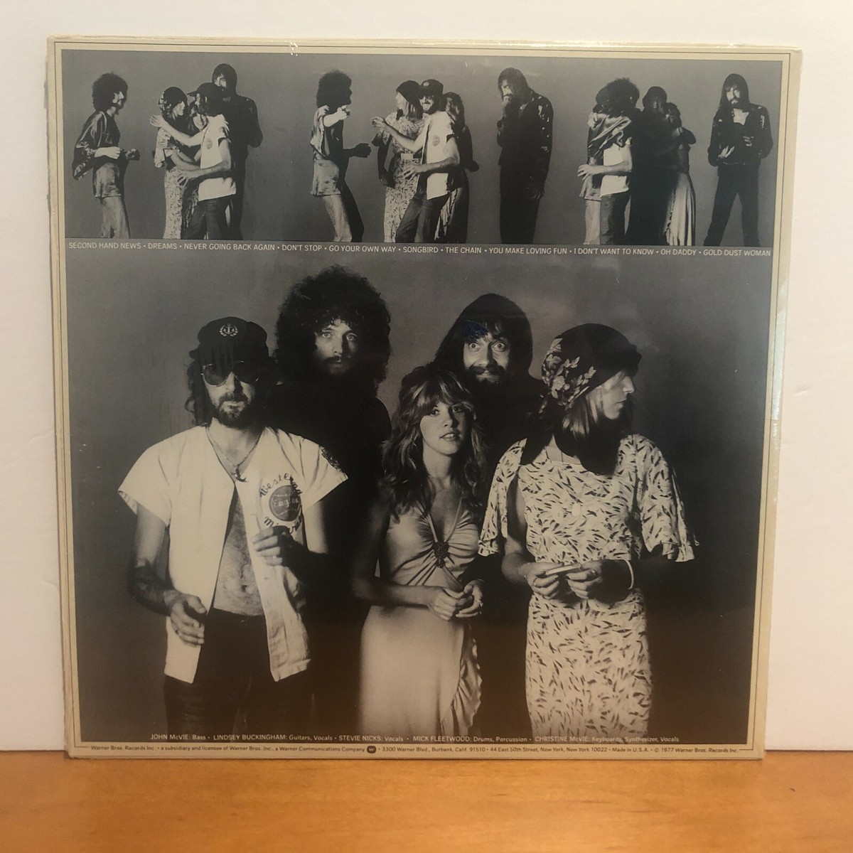 Original Fleetwood Mac Rumours LP Album 1977 Warner Bros BSK 3010