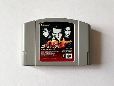 N64 Golden Eye 007 Nintendo 64 Box Manual Shooter Game Japan JP