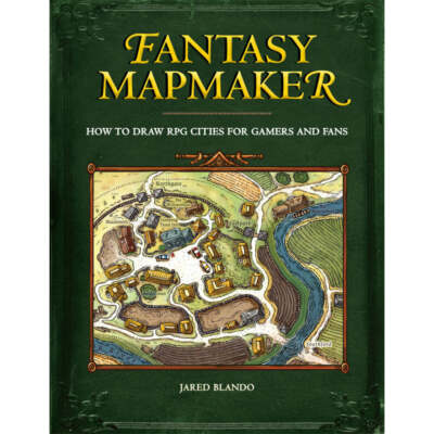 Fantasy Mapmaker How to Draw RPG Cities for Gamers and Fans Paperback 128 Pages