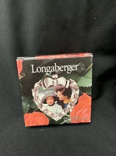 Longaberger Pewter Heart Tie On Picture Frame Pin 72770 New