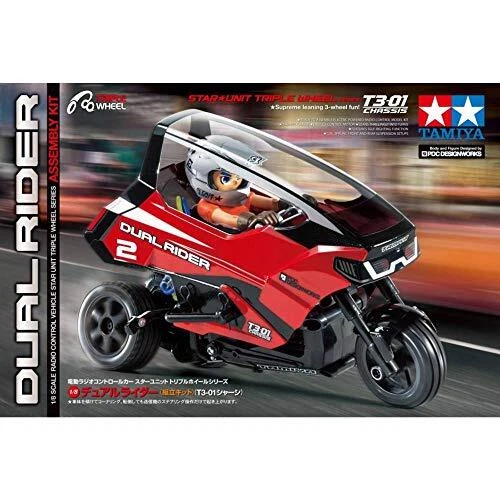 Tamiya 57407 1/8 Coche RC Eléctrico Unidad Estrella Triple Boy Serie No. 07 Dual Rider Foto 2 de 4