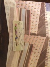 Creative Memories Parfait Album Kit Extras Paper Photo Mats Stickers ABC 123