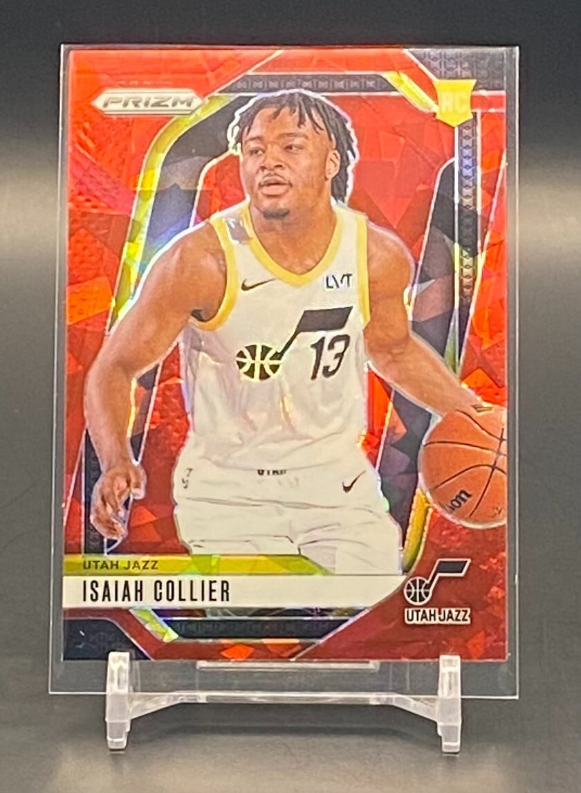 2024-25 Panini Prizm Isaiah Collier Rookie #227 Red Ice Prizm Utah Jazz RC