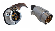 7  PIN CONNECTION, ALLOY HEAVY DUTY PLUG AND SOCKET FOR TRAILERS / CARAVAN
