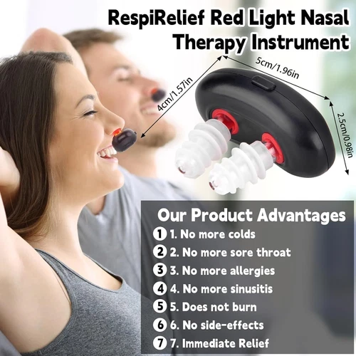 Relief Rotlicht Nasaltherapiegerät Physiotherapie-Nasenberuhigungsgerät Nase D - Bild 7 von 7