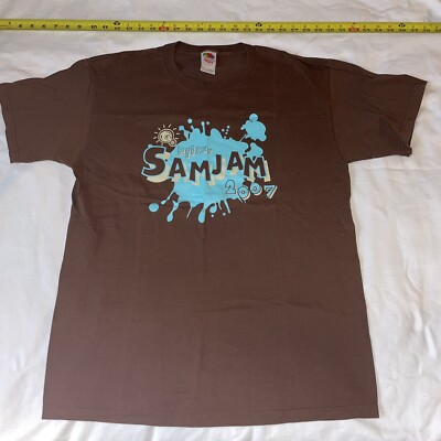 Pfizer Samjam 2007 Graphic Biontech Logo T-Shirt Size Large