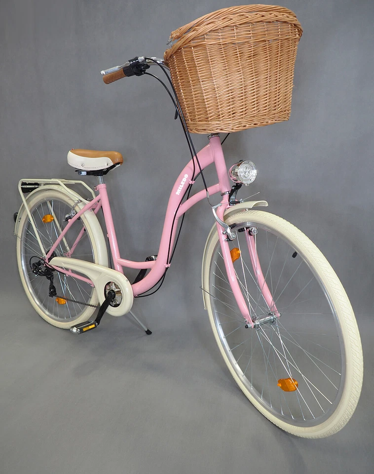 28" ZOLL DAMENFAHRRAD KORB GRATIS  CITYBIKE CITYRAD DAMENRAD  VILAGE 6 Gänge - Bild 2 von 4