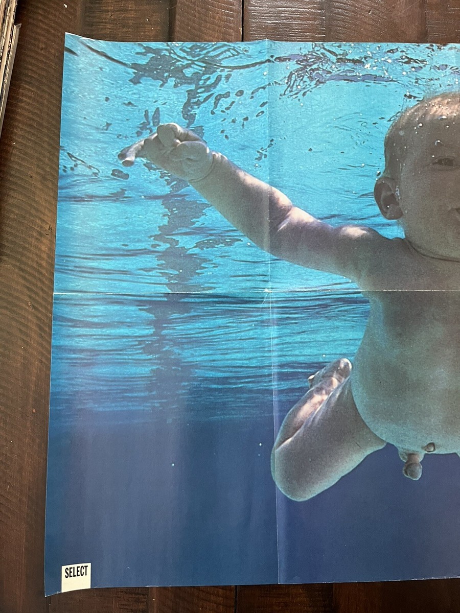 NIRVANA NEVERMIND ポスター(85×65) ヴィンテージ Nirvana 