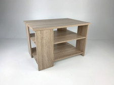 Couchtisch Wohnzimmertisch Sonoma hell Sägerau mit Echtholzkantenoptik  Lea  NEU