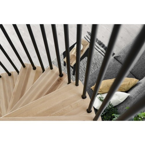Interior Spiral Effect Smart Black Beech 140cm - Picture 7 of 13