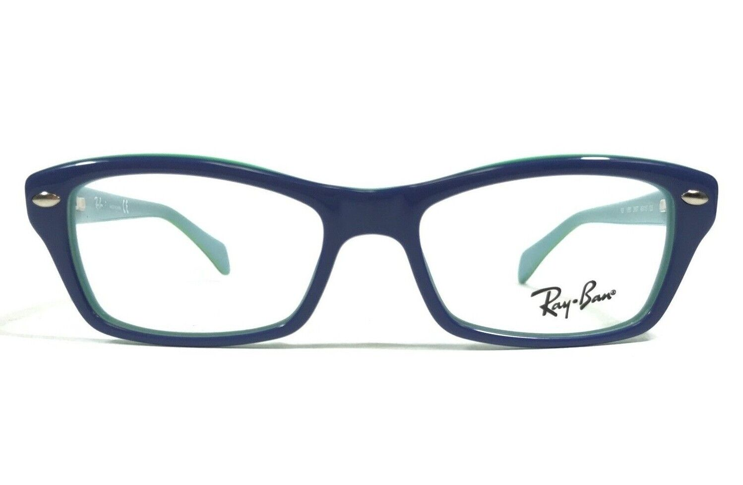 Ray-Ban Kids Eyeglasses Frames RB1550 3657 Blue Violet Cat Eye 46-15-125
