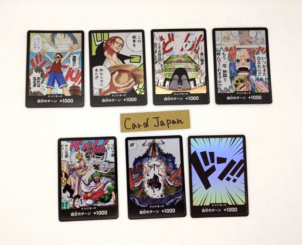 ONE PIECE DON! Card OP01/OP02/OP03/OP04/OP05/OP06 Set of 7 ONE PIECE DON! Card OP01/OP02/OP03/OP04/OP05/OP06 Set of 7