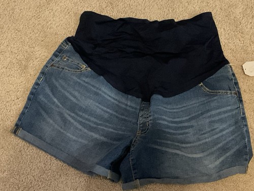 Women’s New Maternity Shorts Size XLarge 16-18 - Picture 3 of 3