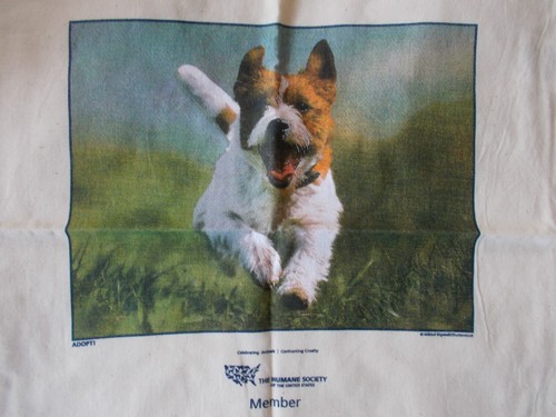 PAIR OF Humane Society Reusable Shopping Bags NEW 2007 & 2017 - Picture 2 of 10