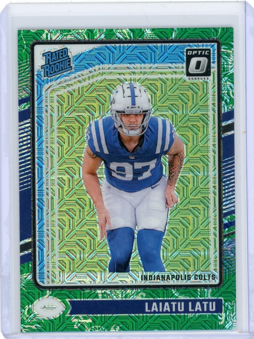 2024 Donruss Optic Football Dragon Scale Prizm Rookie #267 Laiatu Latu #24/24