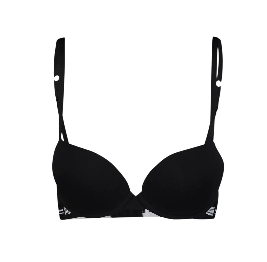 Puma T-Shirt BH UK 34C 1er Pack Bügel leicht gepolstert schwarz Puma T-Shirt BH UK 34C 1er Pack Bügel leicht gepolstert schwarz