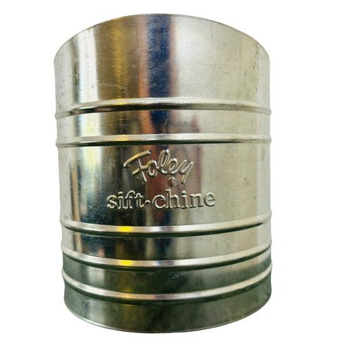 Vintage Foley Sift - Chine Flour Sifter Metal Screen USA Tested Works Great - 第 1/7 張圖片