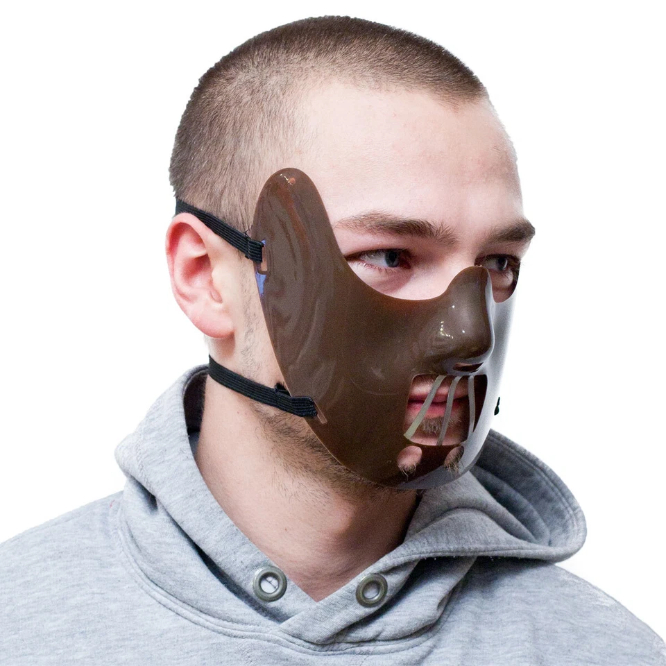 Beißer Maske für Halloween, Karneval & Horry Party für den Hannibal Lecter Look! - Bild 3 von 4