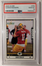 2005 Score - #352 Aaron Rodgers (RC) PSA 10