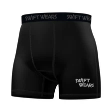 Swift Wears Mens Compression Boxer Shorts Sports Briefs Skin Tight Fit Gym Pants