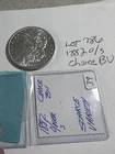 1882 O/S Morgan Silver Dollar  - Rare High Grade    Choice BU  Lot#786
