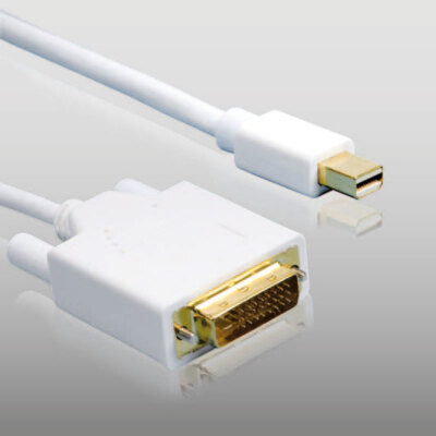 1,5m mini Displayport > DVI Kabel 1080p FULL HD mini Display Port zu DVI für Mac