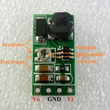 DC 3.3V 3.7V 5V to 6V 9V 12V Adjustable Boost Voltage Regulator Power supply