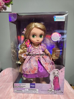 Disney Animator Collection Special Edition Rapunzel 16  Light Up Doll NRFB