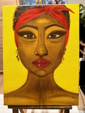 Картина маслом Портрет Девушки Женский арт Люди Стенной декор