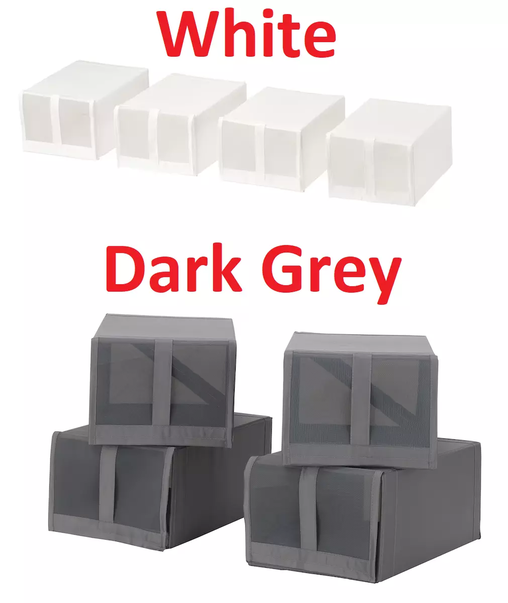 Plastic Shoe Ikea Skubb Shoe Box Black SKUBB Shoe Box, Dark Gray