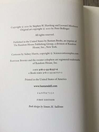 THE GRAND DESIGN by Leonard Mlodinow and Stephen Hawking (2010, HC) -1st ed. - Picture 8 of 12