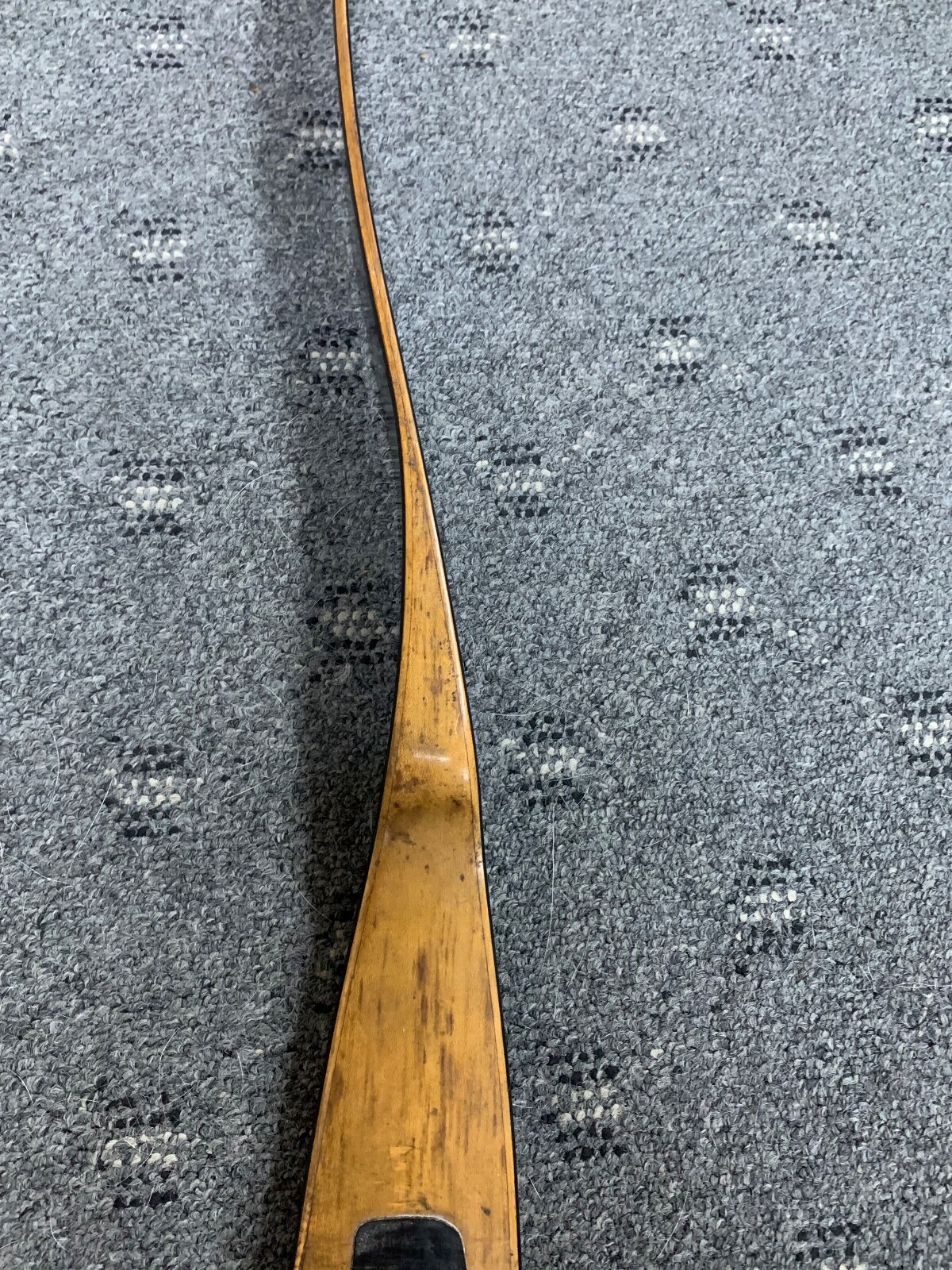 Vintage Bear Archery "Black Bear" Recurve Bow w/New String 60" 45lb