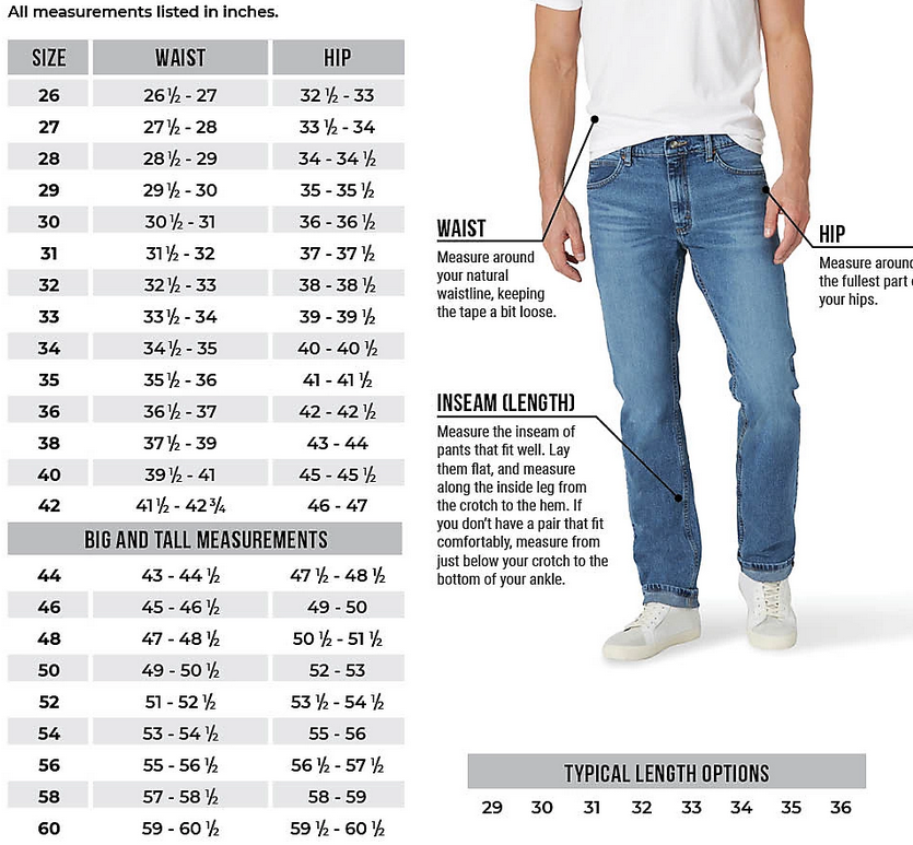 Male Body Frame Size Guide Picture Frame Size Guide • Memory Box