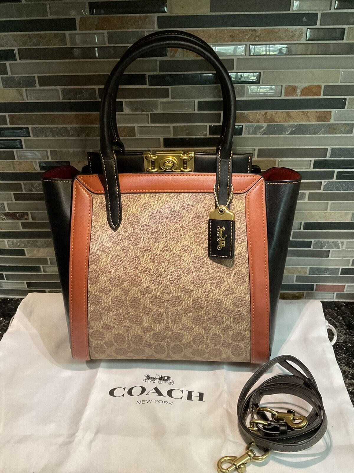 Coach 1941 Troupe Tote Large Bag crossbody should… - image 1