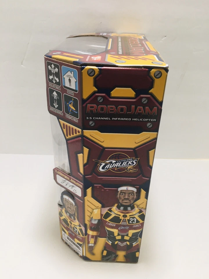 LEBRON JAMES NBA Cavaliers RoboJam Infrared Helicopter WORLD Tech Toys Brand New - Image 4 of 4